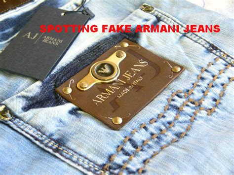 fake armani jeans vs real|Armani Jeans certificate of authority.